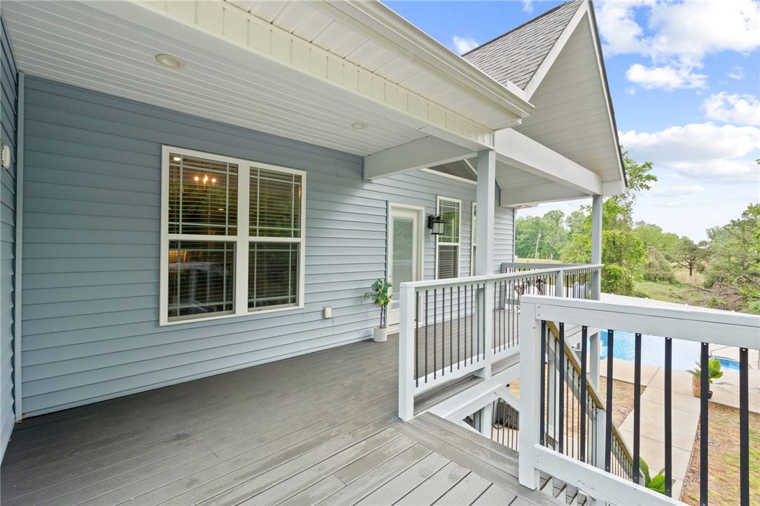 1050 Old Dacusville Road Easley, SC 29640 - Photo 25 of 33 This inviting outdoor space offers a delightful vantage point of the surrounding landscape and pool.