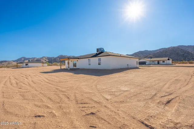 a view of pool and mountain