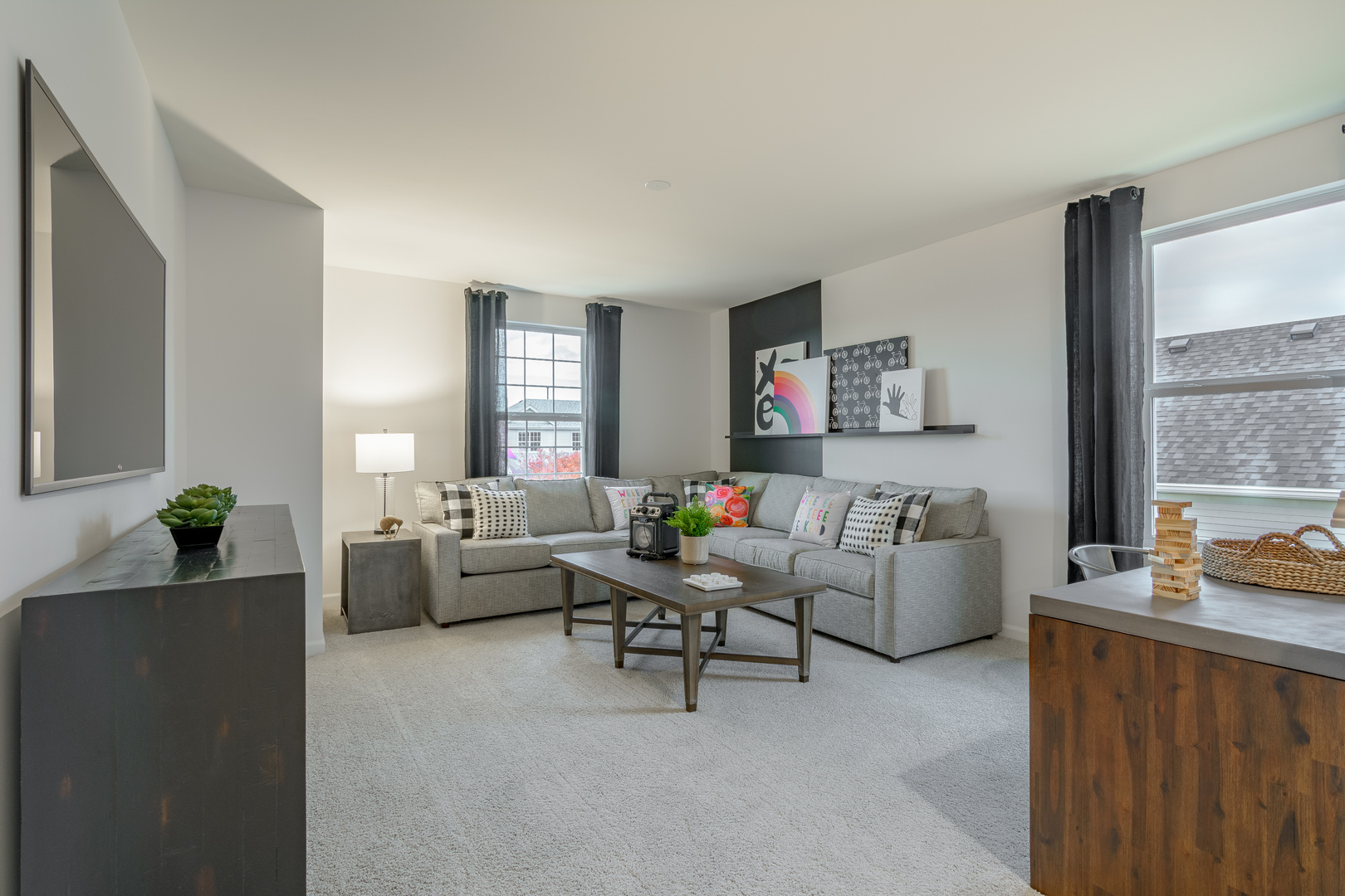 591 North Highlander Way Addison, IL 60101 - Photo 15 of 25 a living room with furniture and a large window