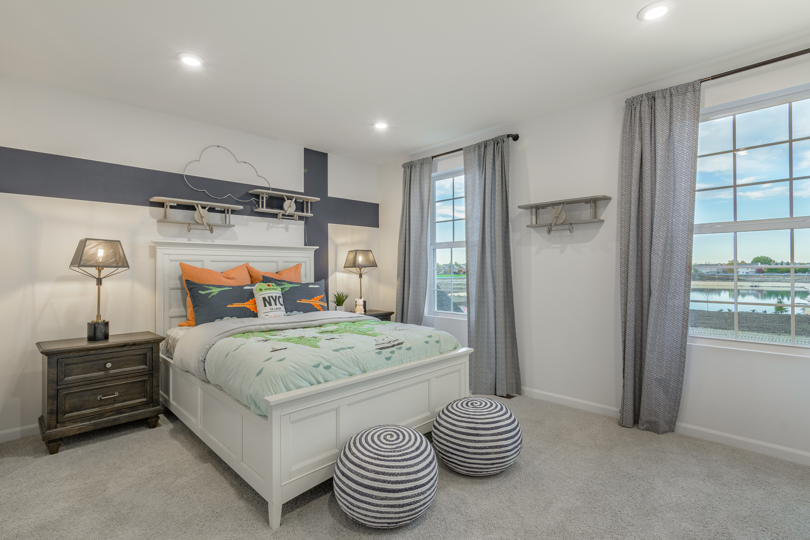 591 North Highlander Way Addison, IL 60101 - Photo 17 of 25 a bedroom with a bed and a window