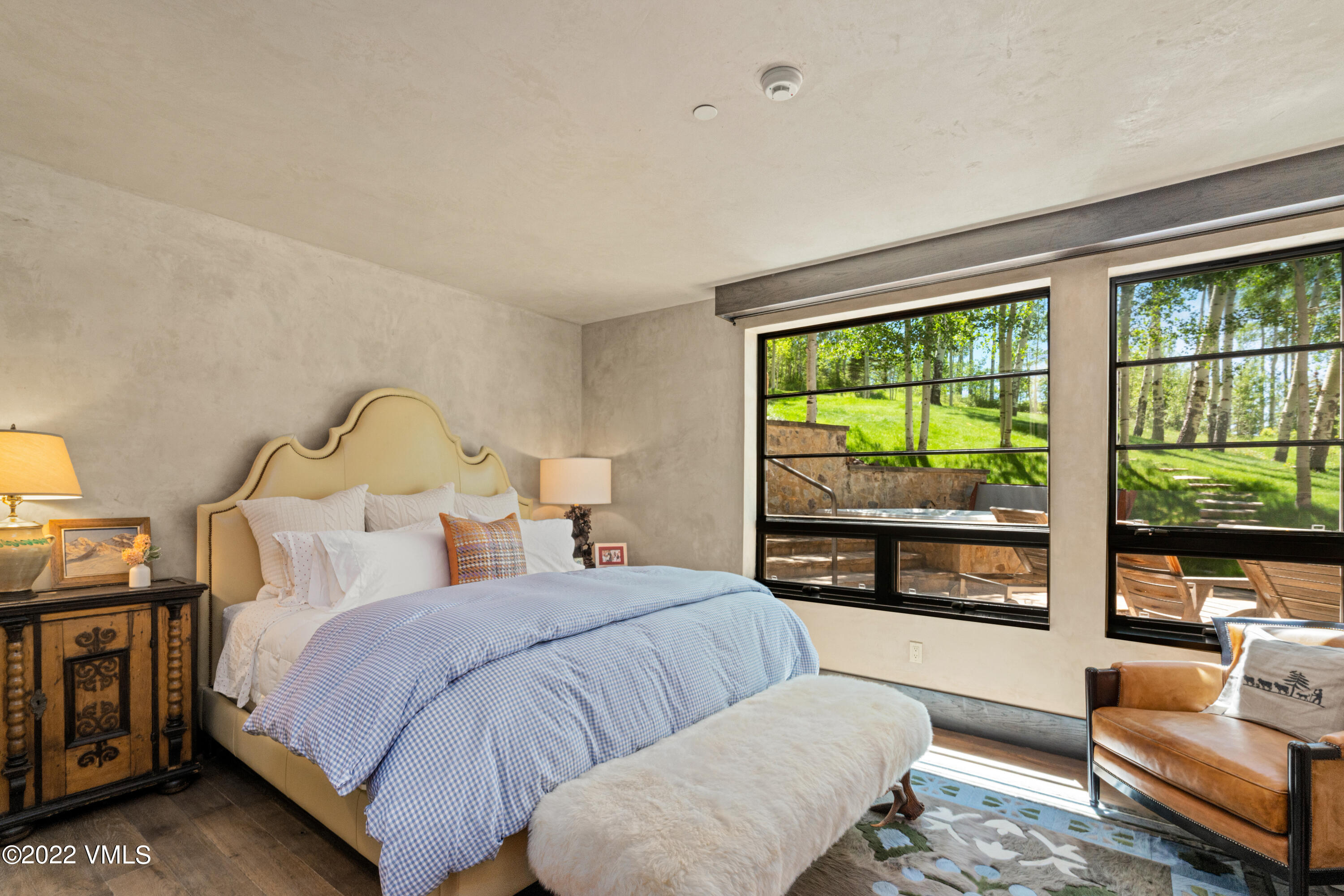 275 Wildrose Avon, CO 81620 - Photo 37 of 44 a bedroom with bed couch and window