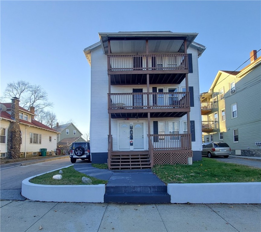 543 Providence Street, Unit 1F Woonsocket, RI 02895 - Photo 29 of 30 Front of building Entrance to 1st FL on Front & Side