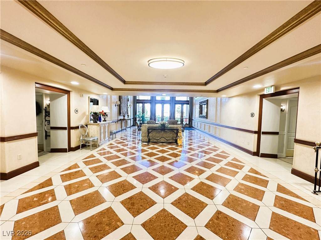 30 Strada Di Villaggio, Unit 239 Henderson, NV 89011 - Photo 5 of 12 Community lobby featuring ornamental molding