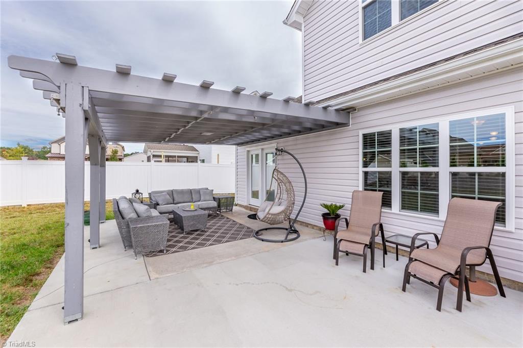 102 Radiant Path Trinity, NC 27370 - Photo 35 of 43 Pergola built new in 2022