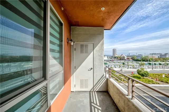 a view of a building with a swimming pool