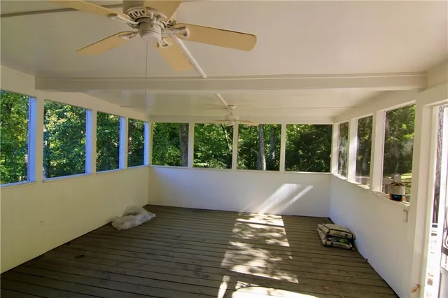 a view of balcony and deck