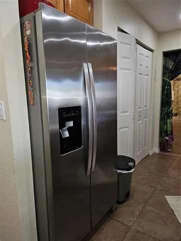 a close view of water heater room