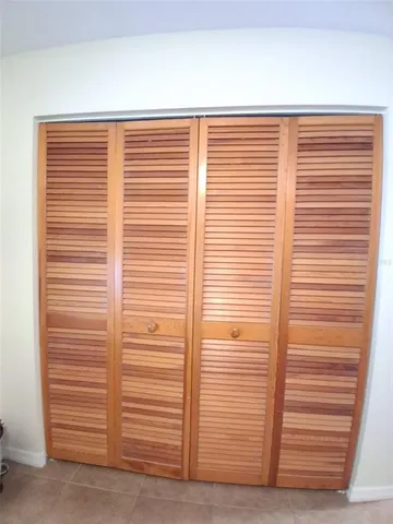 a view of a room with stairs