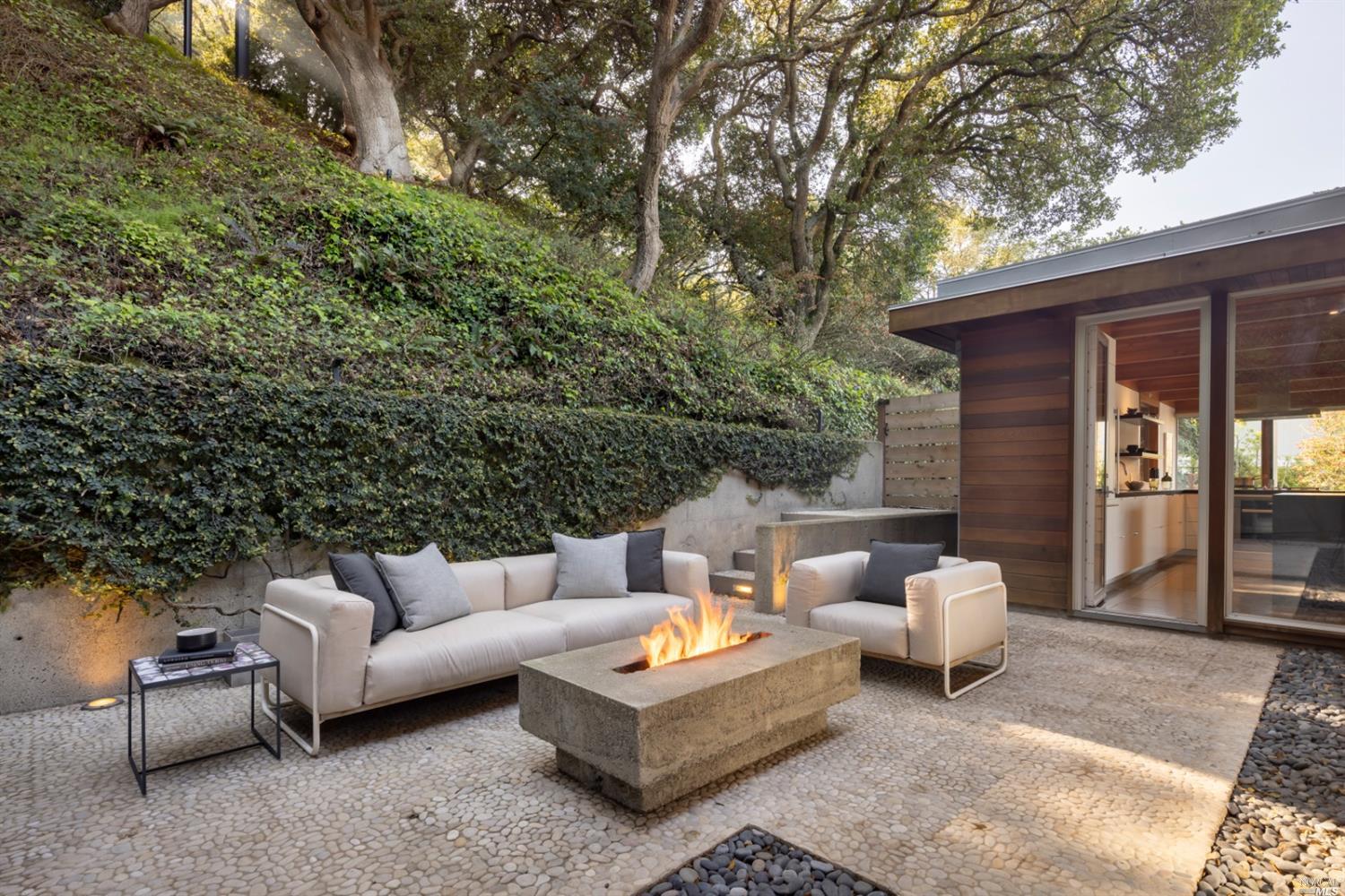 121 Toyon Lane Sausalito, CA 94965 - Photo 12 of 25 a view of a couches in a patio