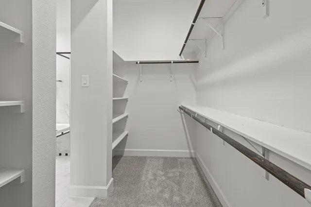 a view of walk in closet