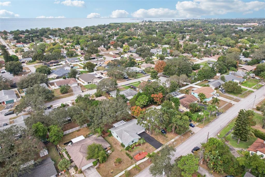 1118 Carlton Road Tarpon Springs, FL 34689 - Photo 55 of 62 an aerial view of residential houses with outdoor space