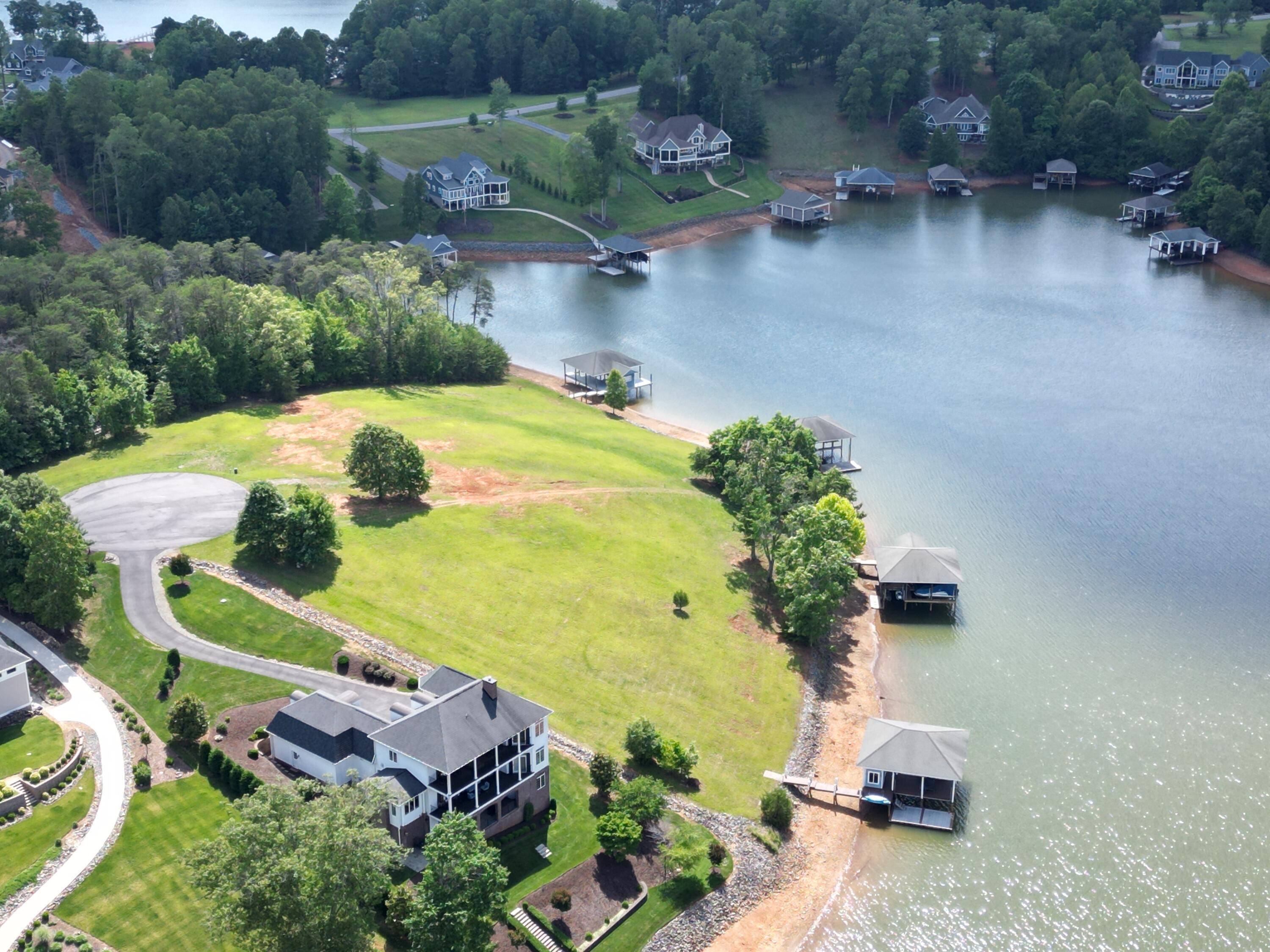 0 Ivy Lane Union Hall, VA 24176 - Photo 15 of 20 an aerial view of a house with a yard and lake view