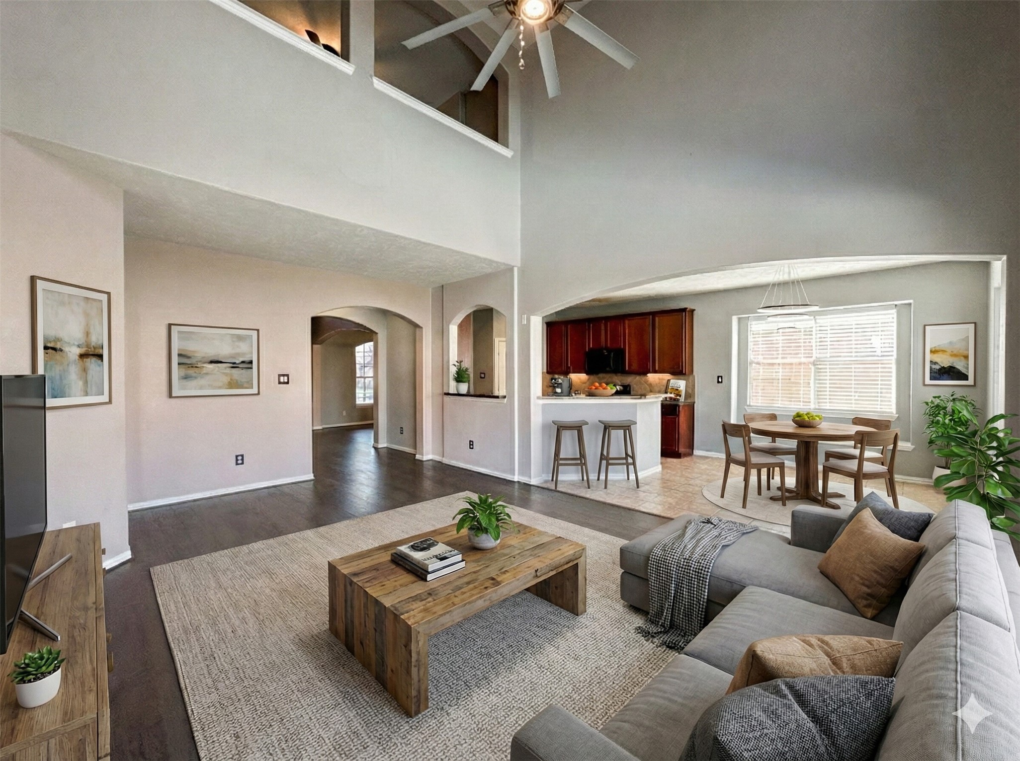 Photo has been virtually staged to show potential use of space. Furnishings and décor are not included.