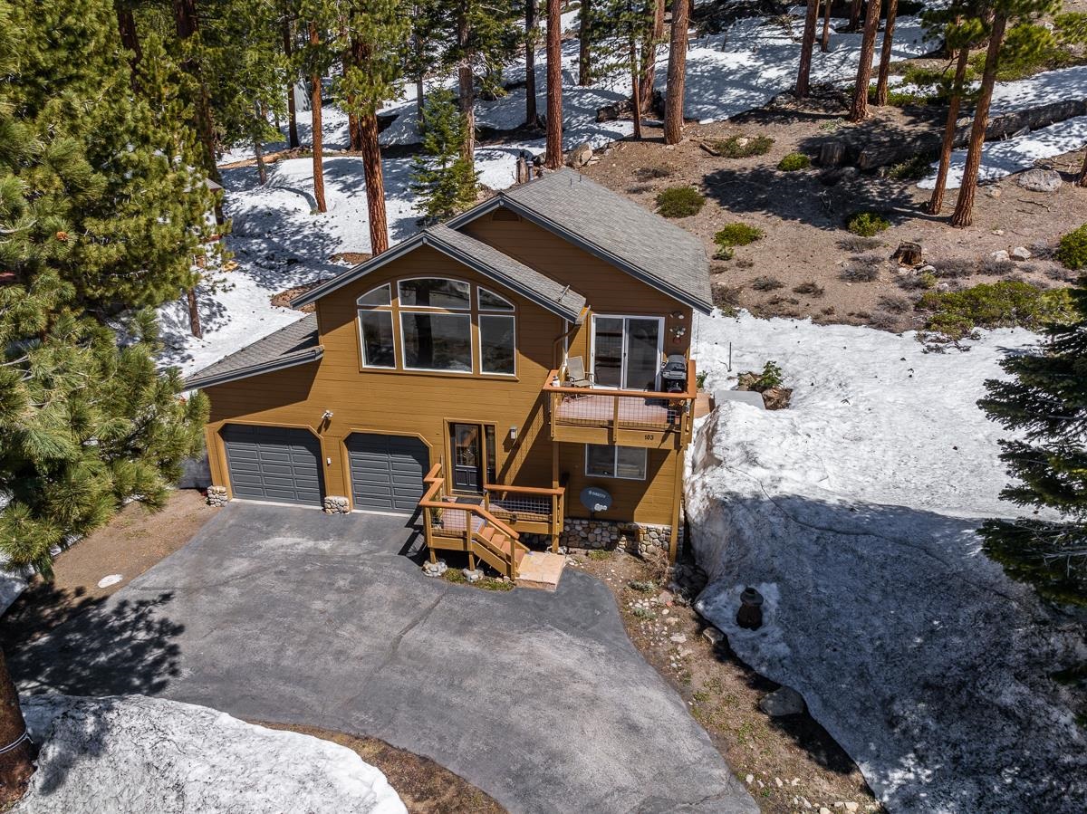 103 Holiday Way Mammoth Lakes, CA 93546 - Photo 38 of 40 a aerial view of a house with garden