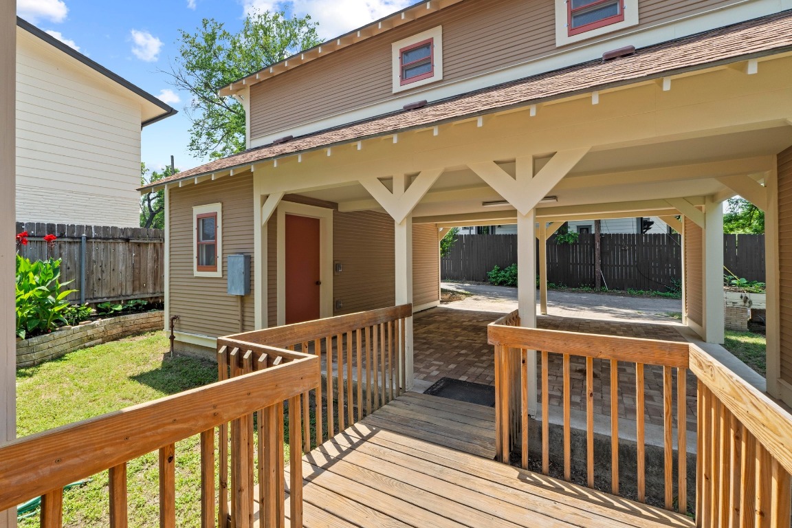 4314 Duval Street Austin, TX 78751 - Photo 24 of 33 a view of a house with wooden fence