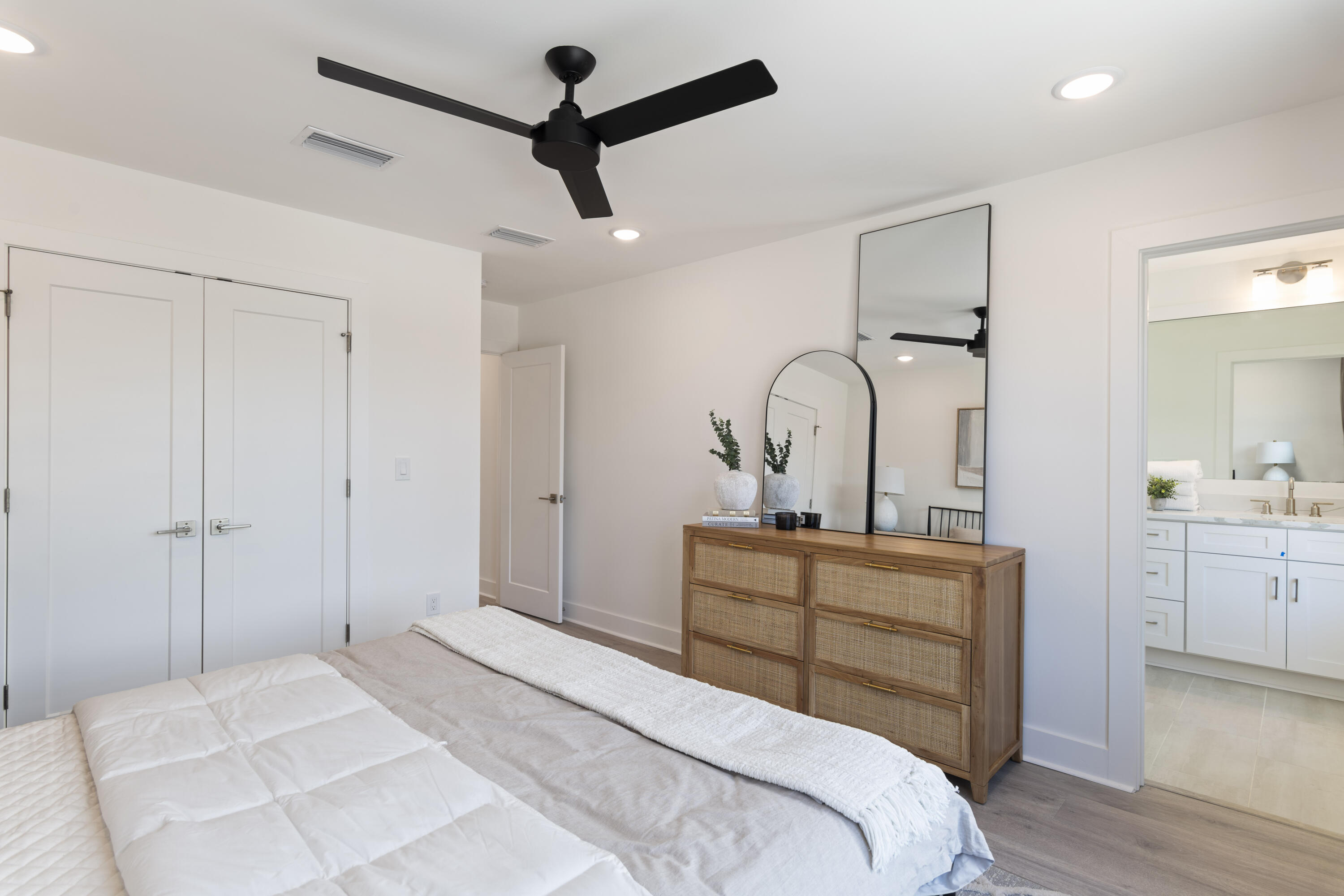 29 Blue Eden Loop, Unit LOT 24 Santa Rosa Beach, FL 32459 - Photo 17 of 32 a bedroom with a bed and a dresser