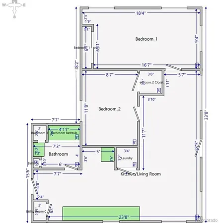 a picture of a floor plan