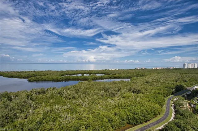 a view of lake and mountain