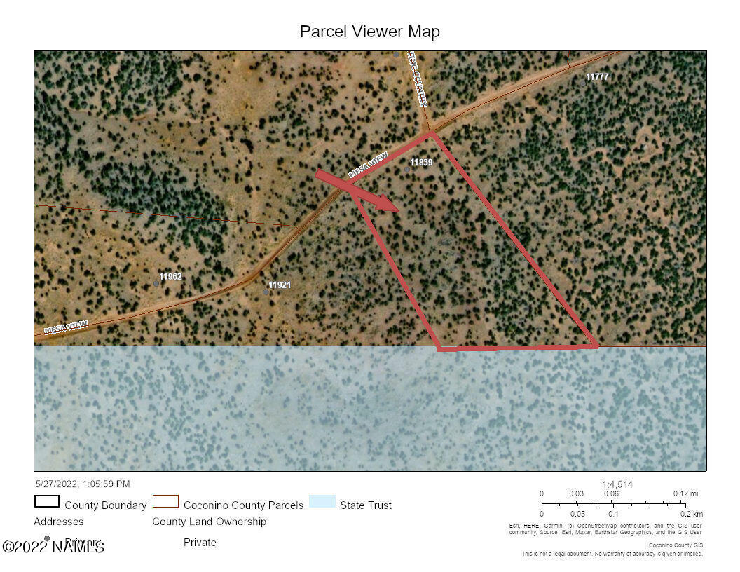 11839 Mesa View Road Williams, AZ 86046 - Photo 2 of 11 Aerial