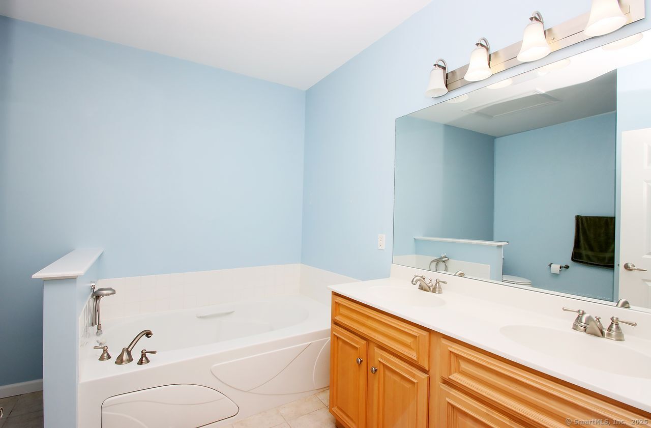 35 Todd Street, Unit 103 Hamden, CT 06518 - Photo 25 of 40 a bathroom with a sink a mirror and a bathtub