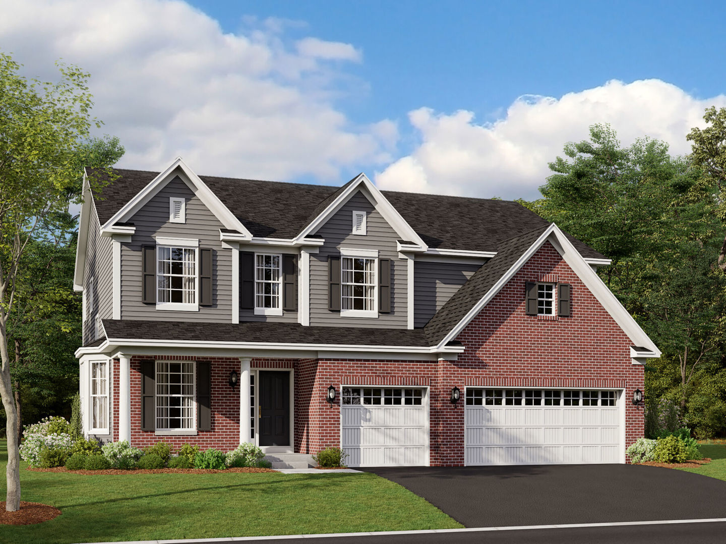 24 Hawthorn Rdg Drive Hawthorn Woods, IL 60047 - Photo 1 of 31 a front view of a house with a yard