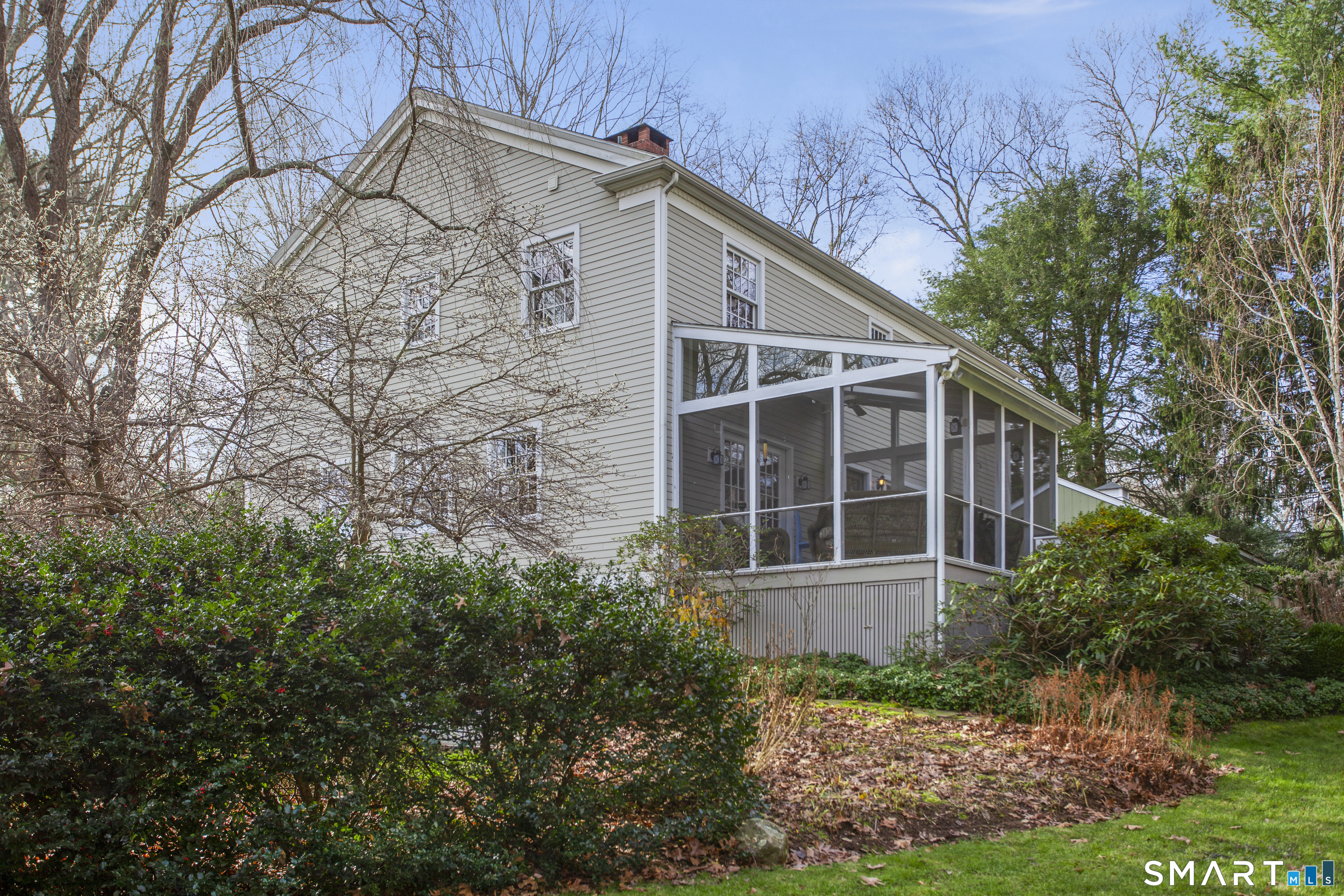 187 Wildcat Road Madison, CT 06443 - Photo 33 of 36 A view of the screened in porch.