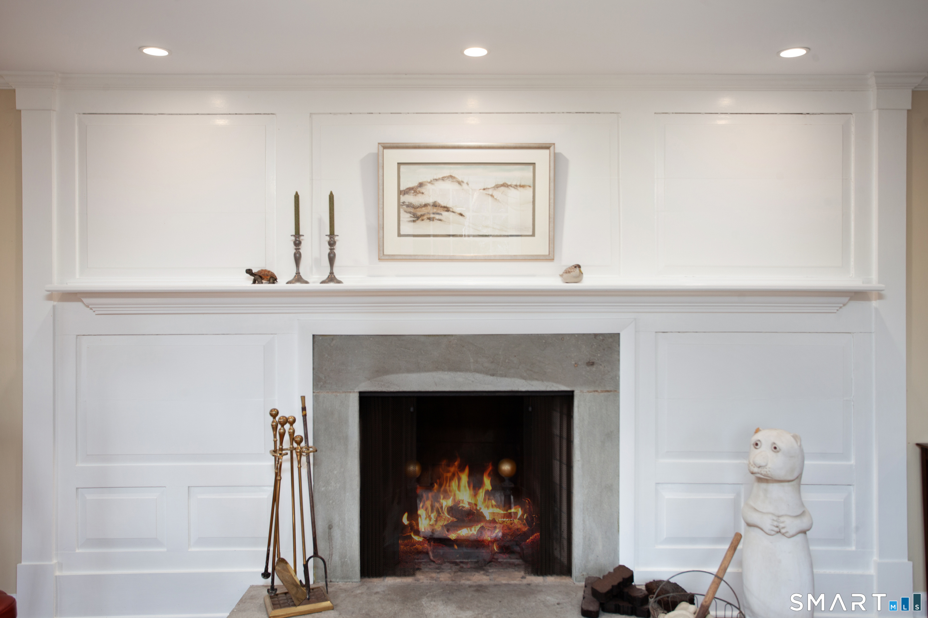 187 Wildcat Road Madison, CT 06443 - Photo 5 of 36 The elegant and classic fireplace & mantle.