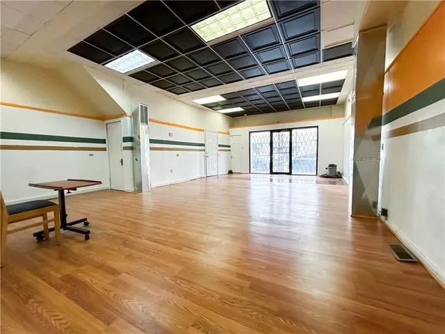 a view of room with furniture