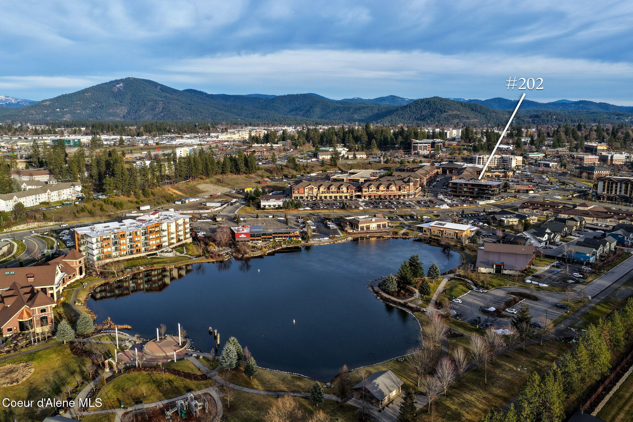 2050 North Main Street, Unit 202 Coeur D'Alene, ID 83814 - Photo 2 of 28 Riverstone Park with Pond
