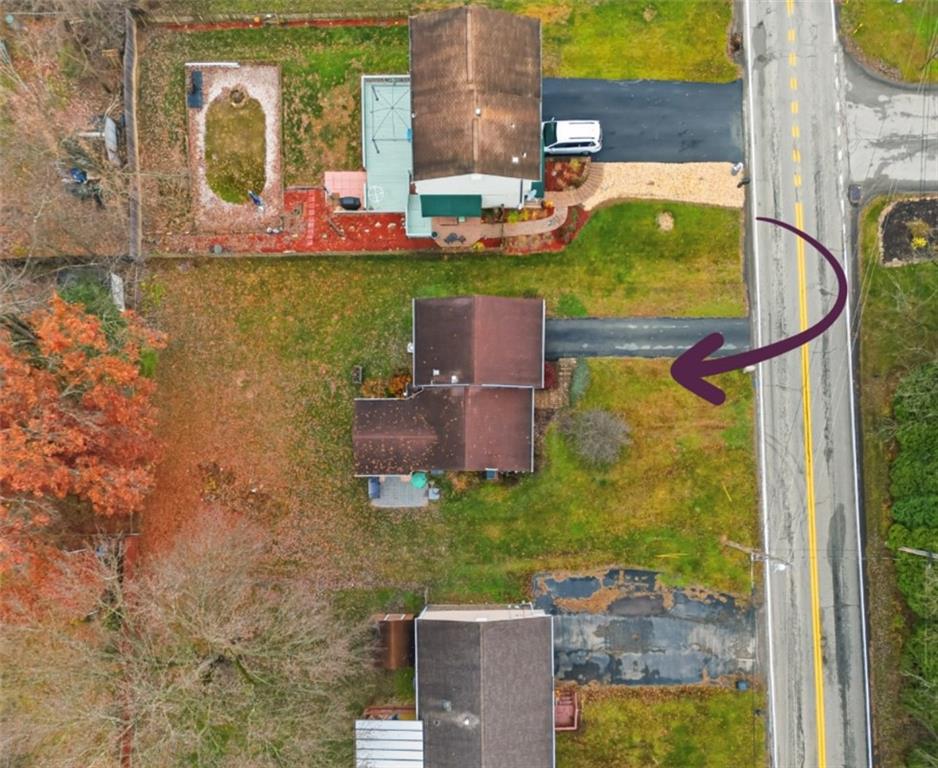 1425 Swede Hill Road Greensburg, PA 15601 - Photo 42 of 42 aerial view of a house with a swimming pool