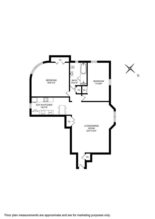 9615 Shore Road, Unit 3A Brooklyn, NY 11209 - Photo 14 of 14 a picture of a bench in front of a wall