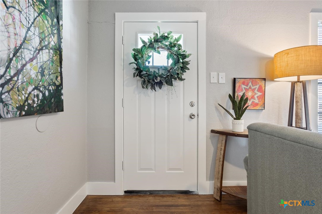 811 North 6th Street Temple, TX 76501 - Photo 5 of 23 a view of entryway with wooden floor