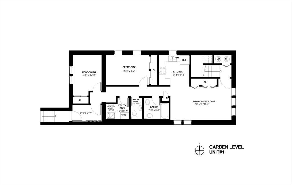 3706 North Drake Avenue, Unit G Chicago, IL 60618 - Photo 19 of 23 a picture of a floor plan