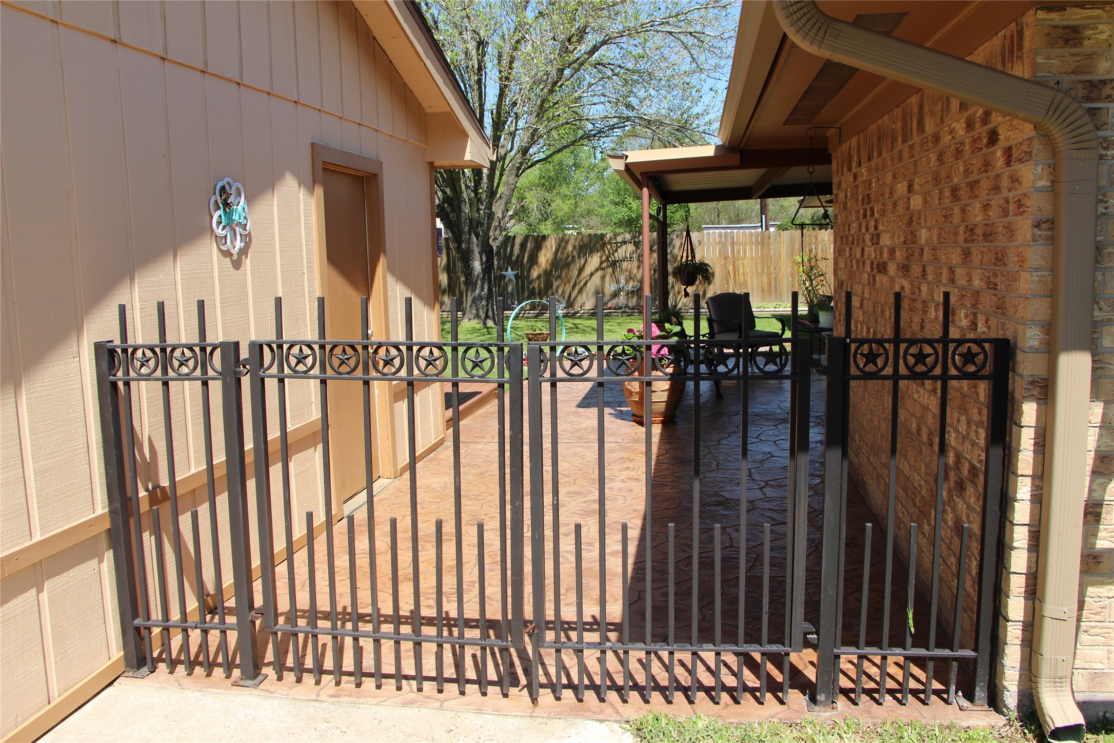 12710 Dannhaus Road Needville, TX 77461 - Photo 24 of 24 Looking into back Yard from Driveway