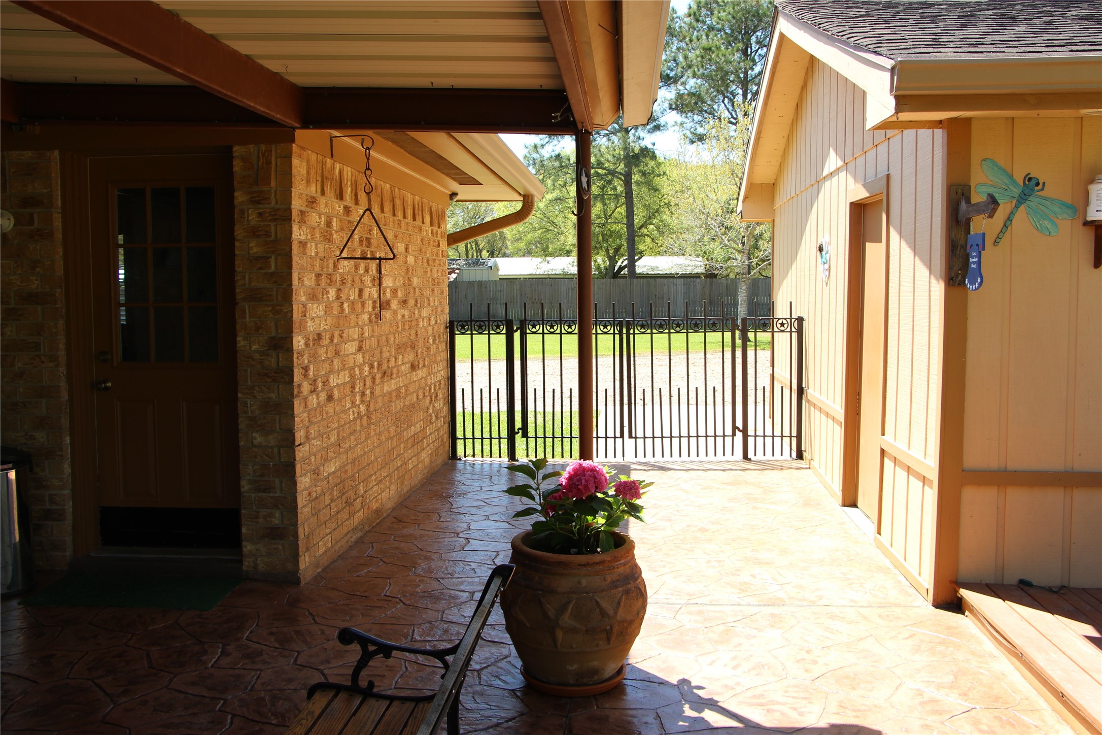 12710 Dannhaus Road Needville, TX 77461 - Photo 10 of 24 1st gate to back yard