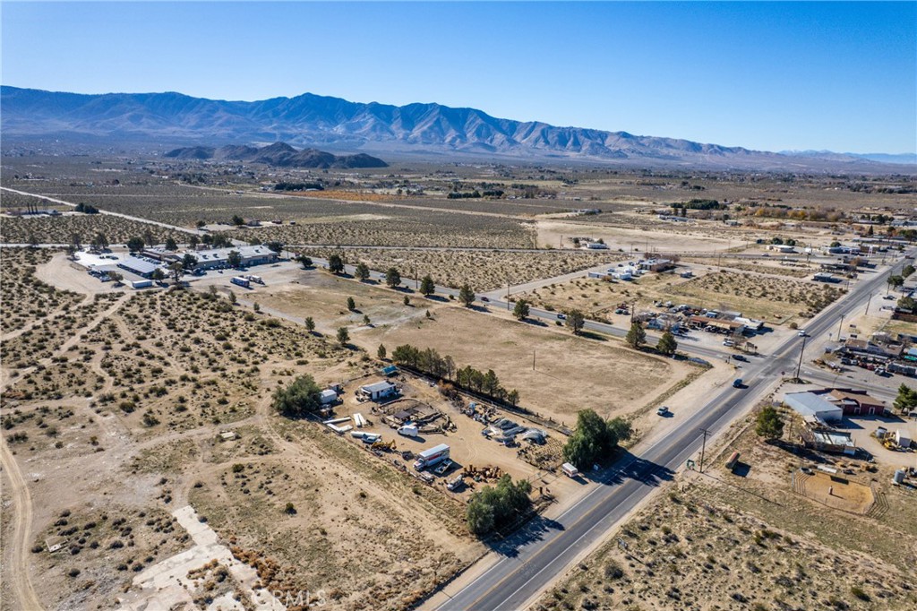 32961 Old Woman Springs Road Lucerne Valley, CA 92356 - Photo 4 of 13 an aerial view of residential house and sandy dunes