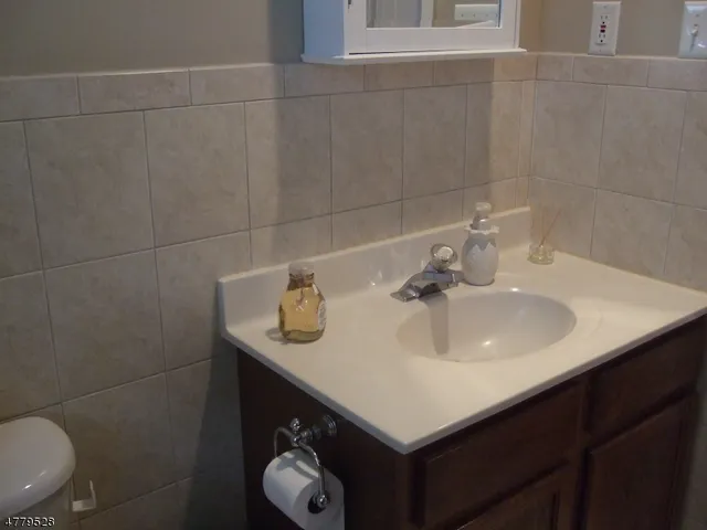 a bathroom with a sink and a toilet