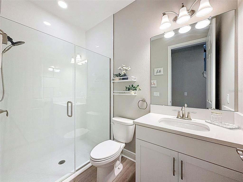 4312 Burdick Loop Odessa, FL 33556 - Photo 21 of 55 a bathroom with a sink a toilet and shower