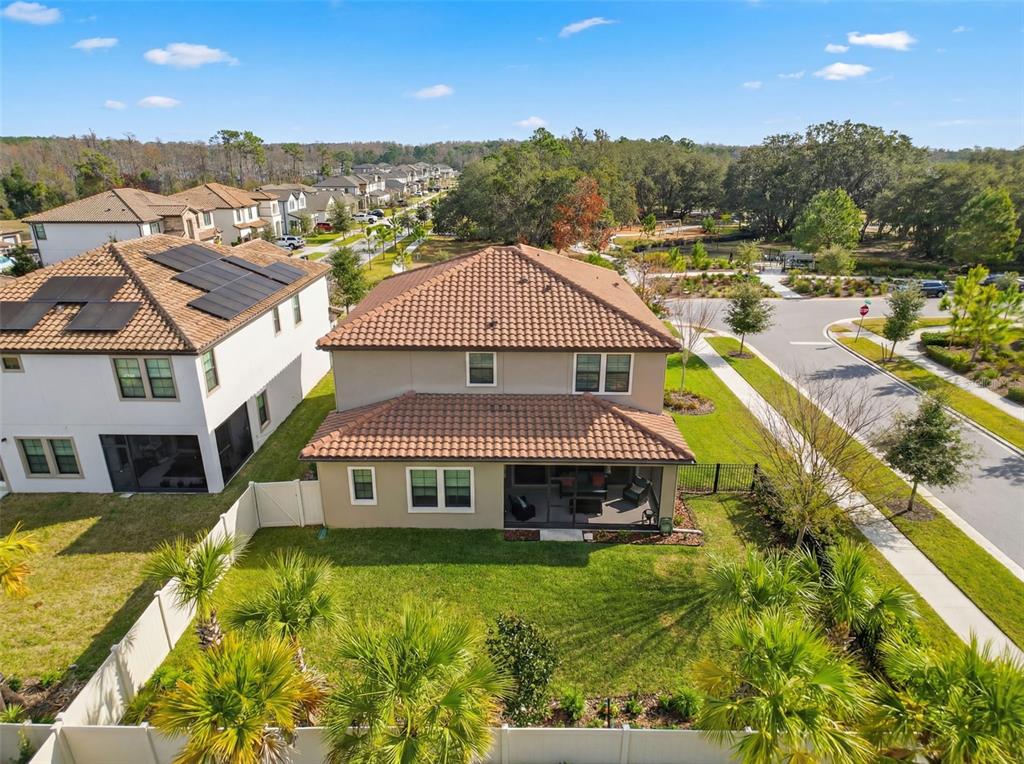 4312 Burdick Loop Odessa, FL 33556 - Photo 43 of 55 a aerial view of a house with swimming pool
