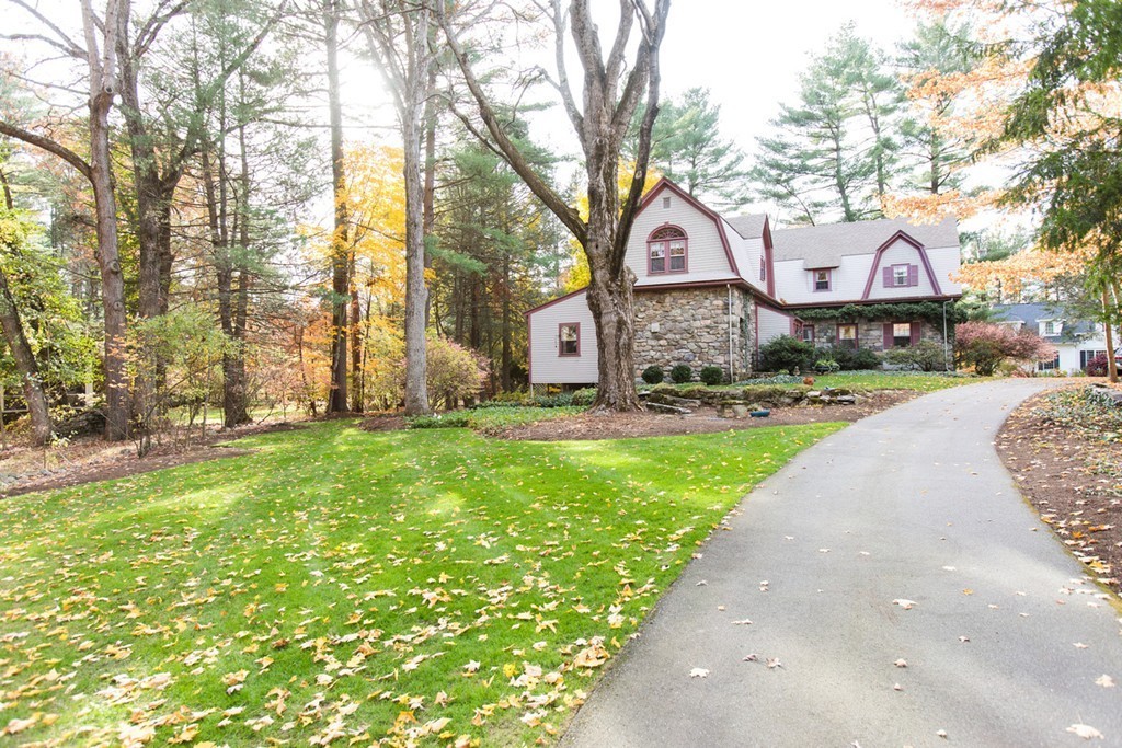25 Longmeadow Road Wellesley, MA 02482 - Photo 22 of 24 a front view of house with yard and green space