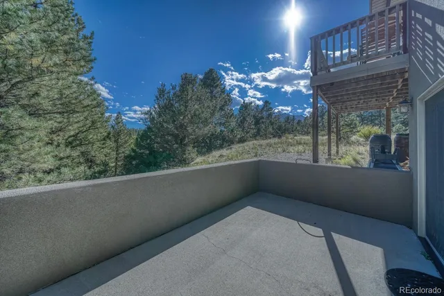 a view of a building from a window