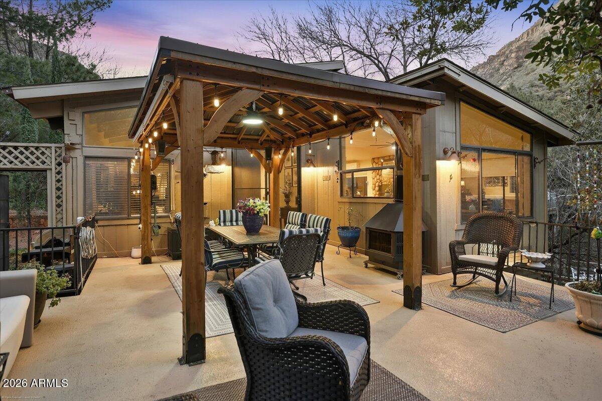 4426 North State Rte 89A, Unit 13 Sedona, AZ 86336 - Photo 26 of 47 Amazing terrace balcony