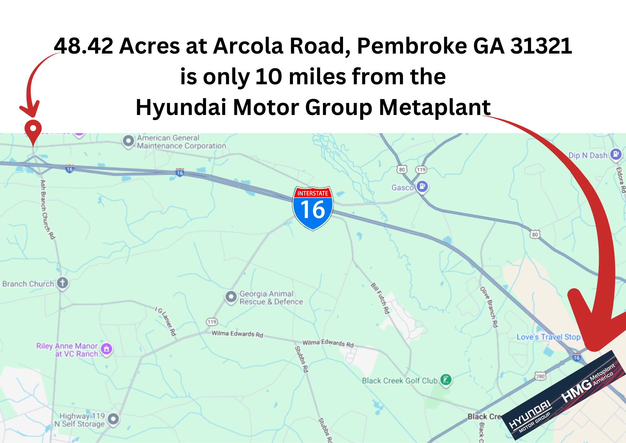 0 Arcola Road Pembroke, GA 31321 - Photo 8 of 10 aerial