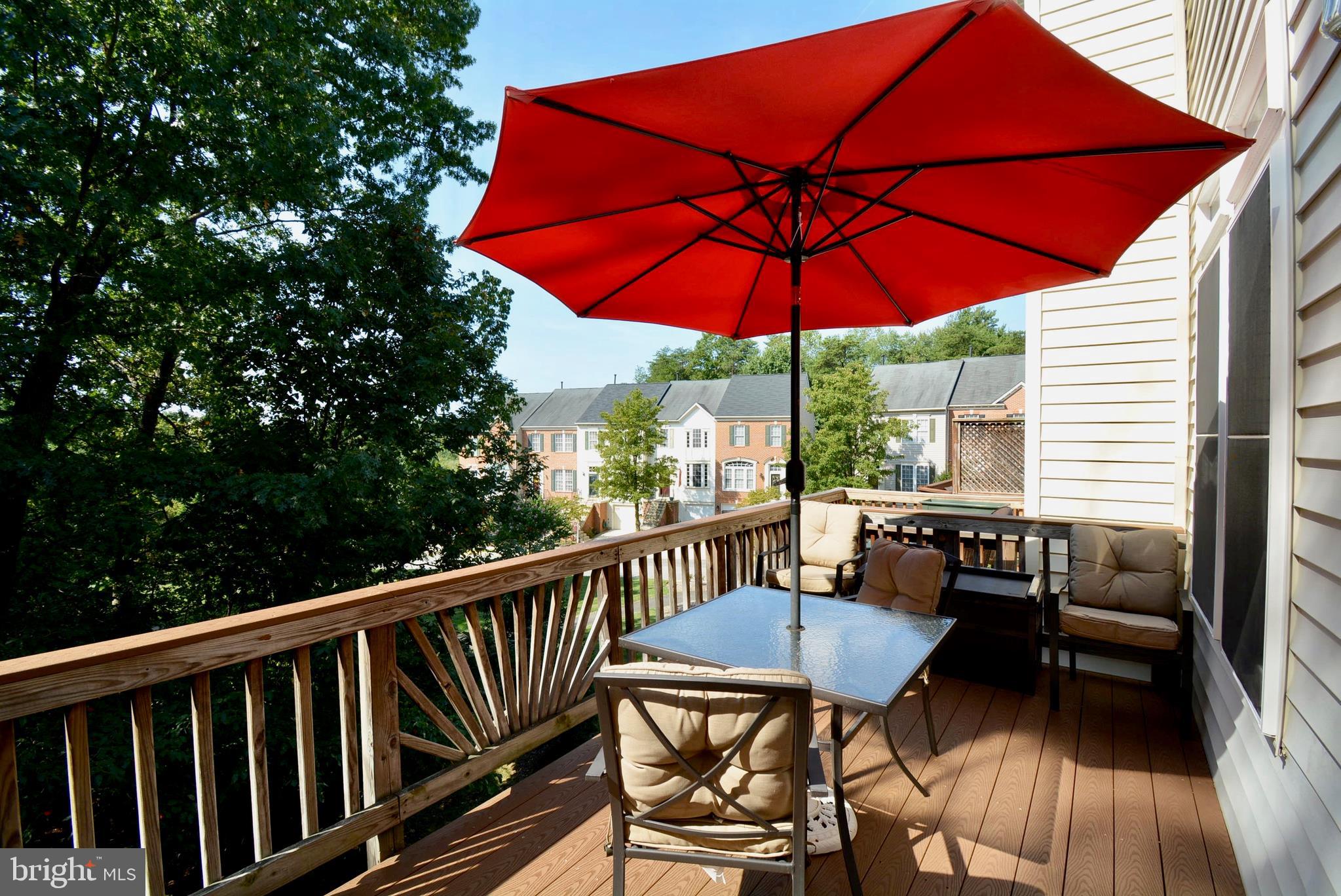 6679 Debra Lu Way Springfield, VA 22150 - Photo 17 of 36 Nice private balcony off the main living area.