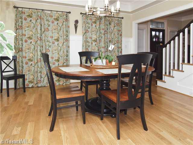 815 Heron Ridge Road Winston-Salem, NC 27106 - Photo 4 of 16 Dining Room. Beautiful wood trim/panels & window seat.