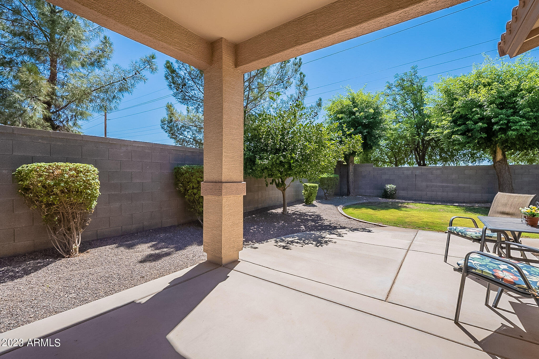621 West Trellis Road San Tan Valley, AZ 85140 - Photo 38 of 54 Back patio