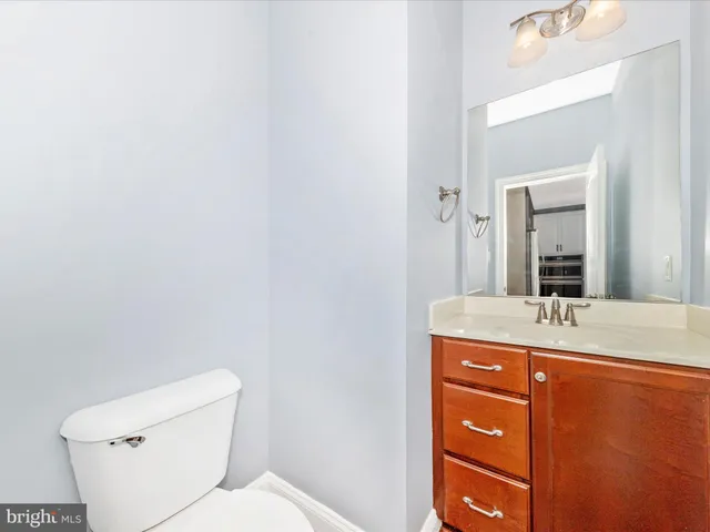 a view of small space with racks on the wall