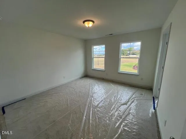 an entryway of an empty room