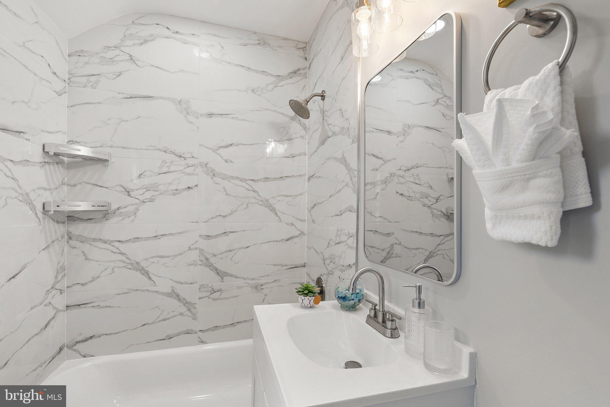 208 Granville Drive Silver Spring, MD 20901 - Photo 18 of 38 Upscale custom tile bath