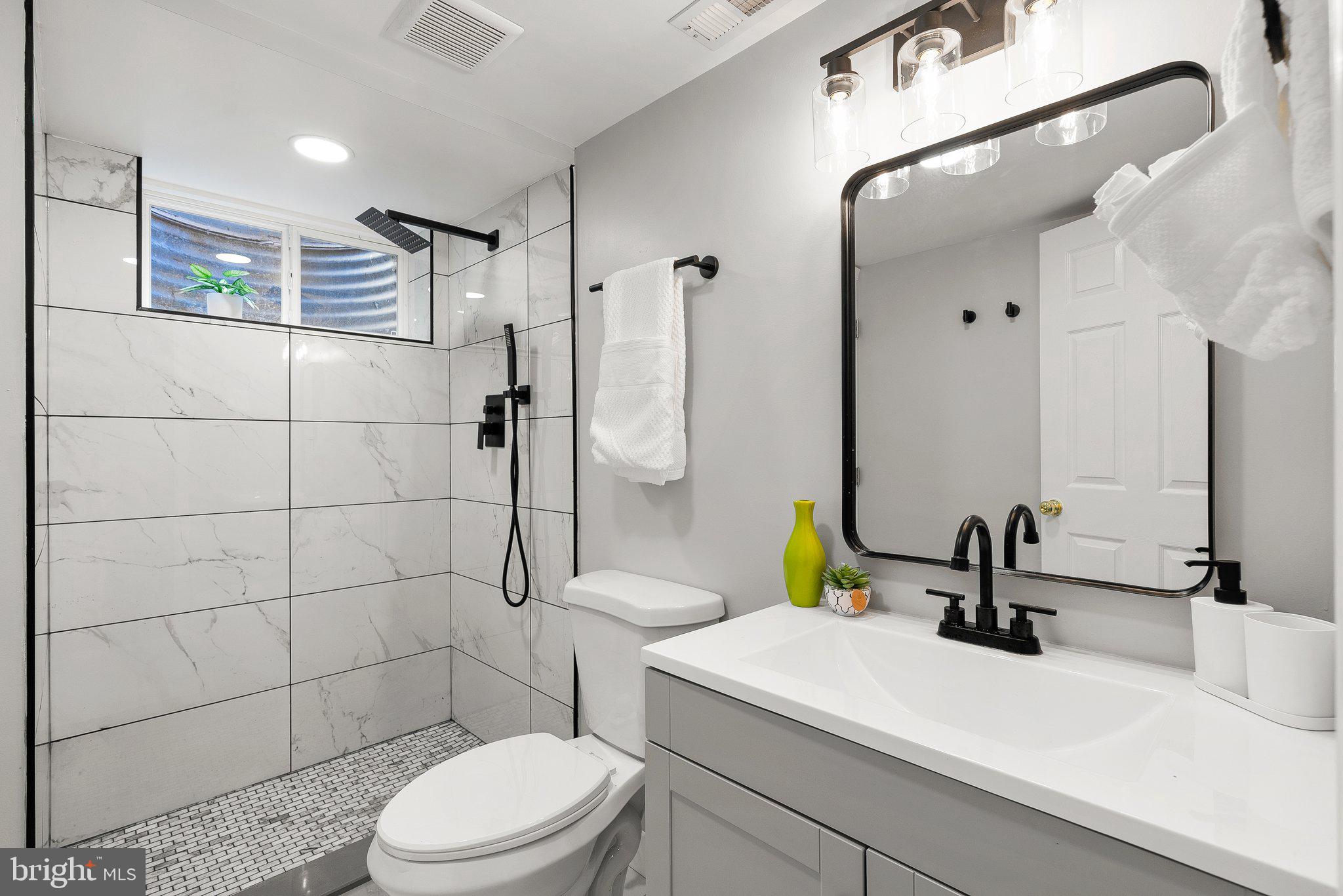 208 Granville Drive Silver Spring, MD 20901 - Photo 28 of 38 Large brand new bath with custom tile.